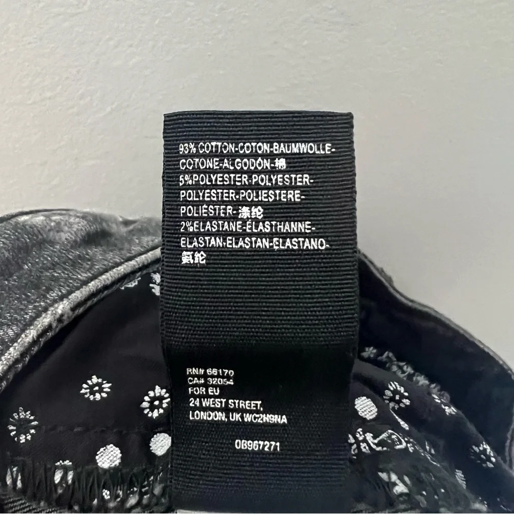 We the Free Lasso Shorts Washed Black Jeans Denim Cut offs Size 29 Revolve 1096